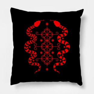 Damballah Wedo Veve loa symbol Pillow