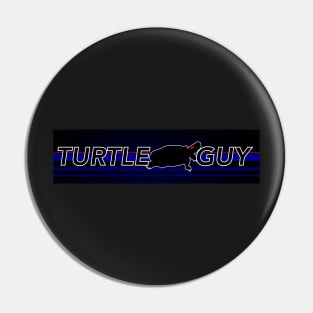 Turtle Guy Bumper Sticker Pin