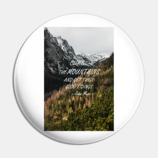 Climb the mountains Pin