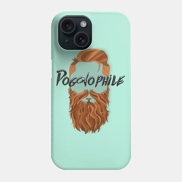 Pogonophile with Beard Phone Case by bearsandbeards