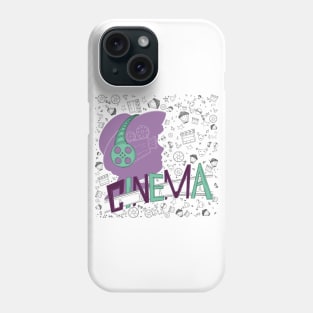 Cinema theme pattern Phone Case