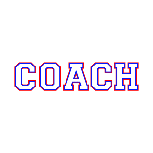 Coach in Red, White and Blue T-Shirt