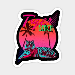 Tiger Beach Magnet