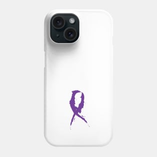 Purple  Awareness Ribbon Phone Case