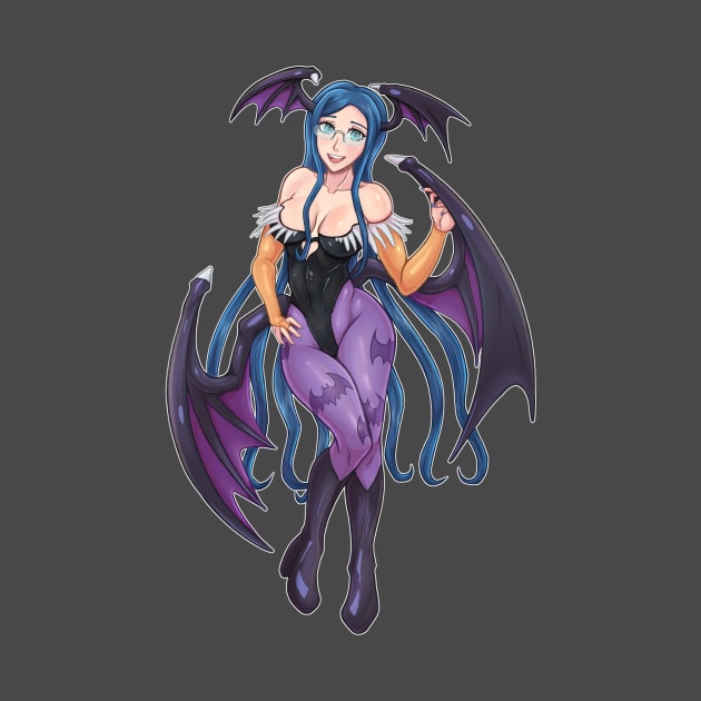 Tsumugi Cosplay Morrigan by zeocloud