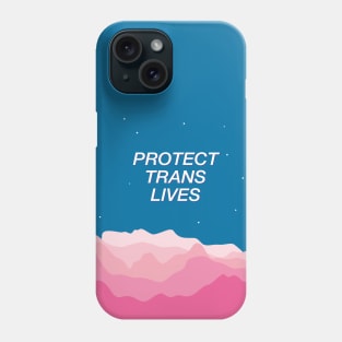 Protect Trans Lives - LGBT Landscape Phone Case