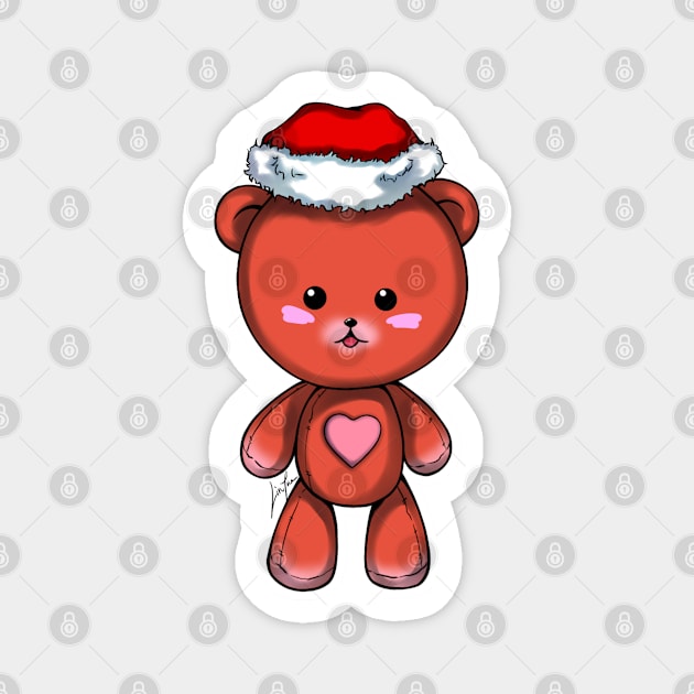 Heartbear X-Mas Magnet by LinYue