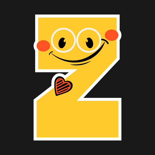 Funny Initial Letter Z - Zany Alphabet Gift for Zestful Kids by WeAreTheWorld