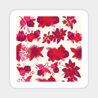 Flowers Pattern Magnet