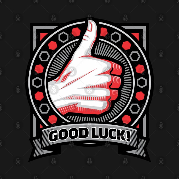 Good Luck- Thumbs Up Hand Signal by Vector-Artist