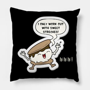 S'mores work out design Pillow