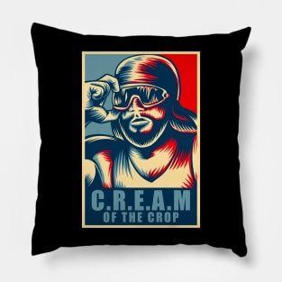 Macho man cream Pillow