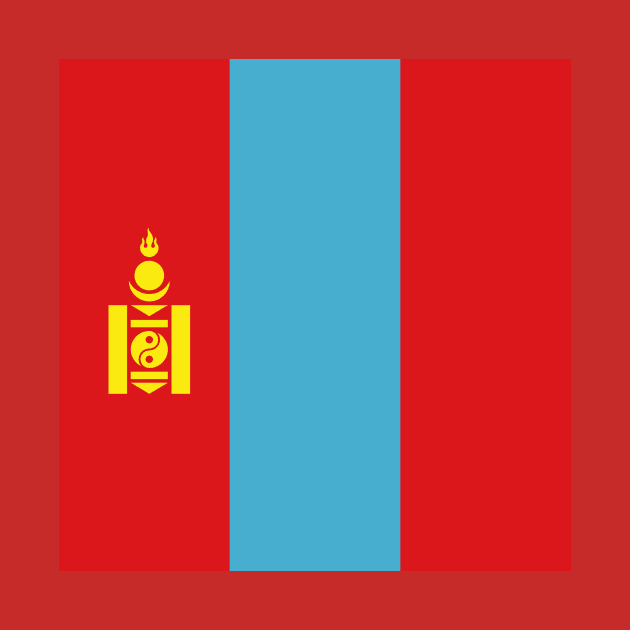 Mongolia Flag by flag for all