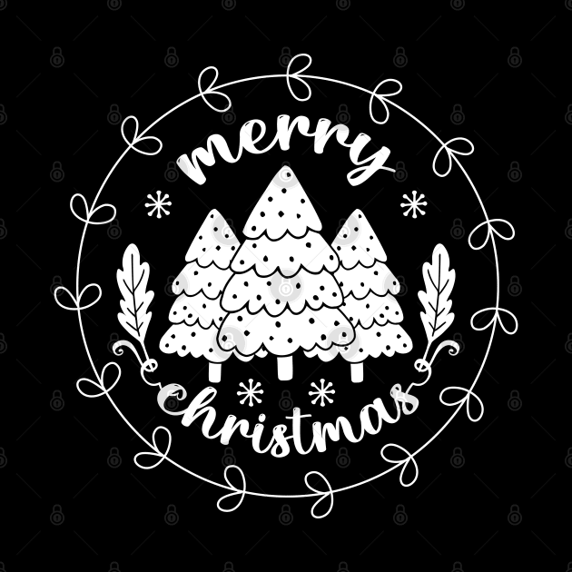 Merry Christmas-Xmas Tree-Christmas T-Shirts funny by GoodyBroCrafts