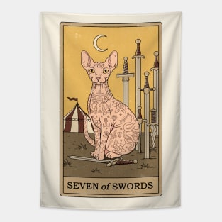 Seven of Swords Tapestry