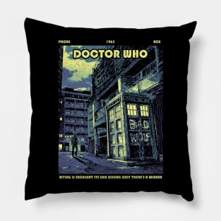 Doctor Who Night Vibe Retro Pillow