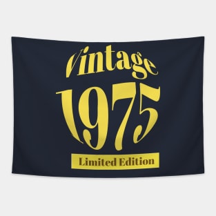 Vintage 1975 typography t-shirt design Tapestry