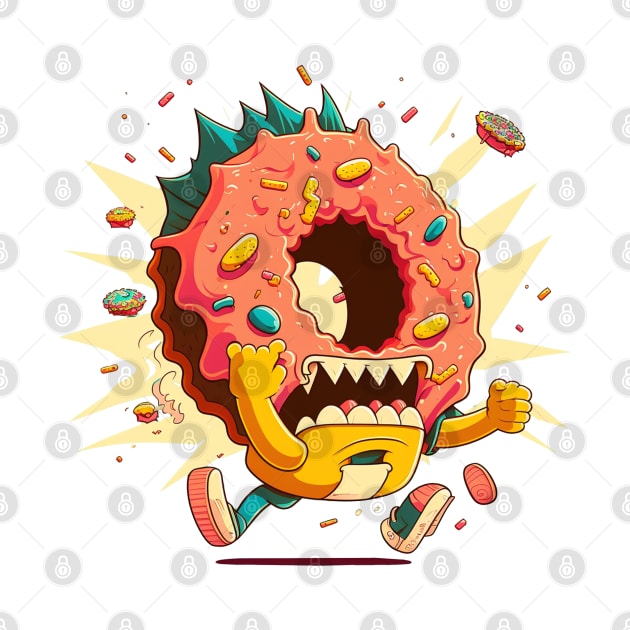 Angry Donut by bmron