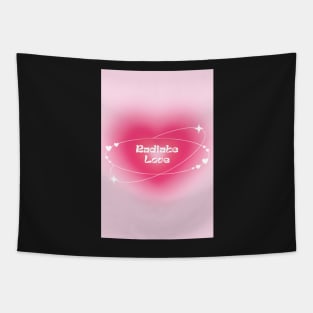 Radiate Love Pink Heart Aura Tapestry