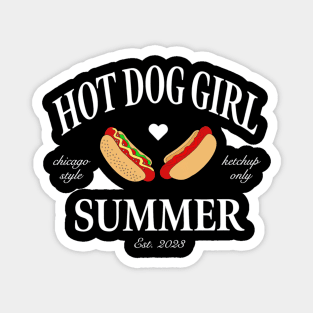 Hot Dog Guy Summer Magnet