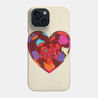 Hearts in hearts Phone Case