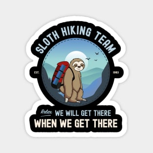 Sloth Hiking Sloth Hiking Team Magnet