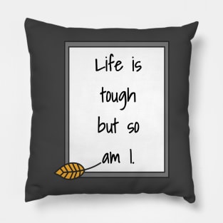 Uplifting Daily Motivation Quote Pillow