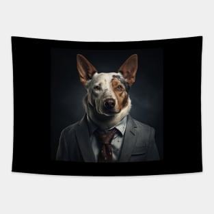 Australian Cattle Dog in Suit Tapestry