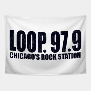 Retro 1977 The Loop Radio Tapestry