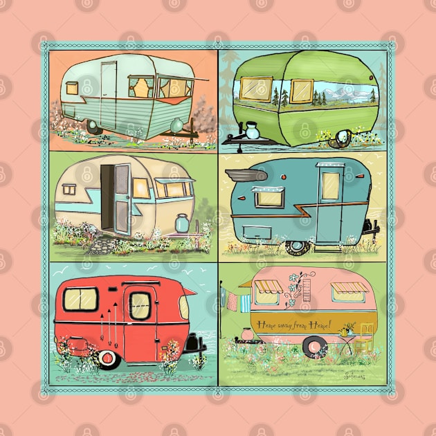 Camping Glamping in Vintage Trailers! by Salzanos