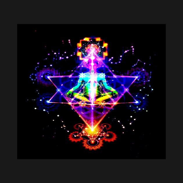 Neon Merkabah by The Psychedelic Ohm