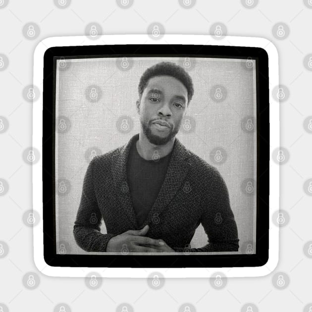 Chadwick Boseman Pillow Magnet by lahuwasi