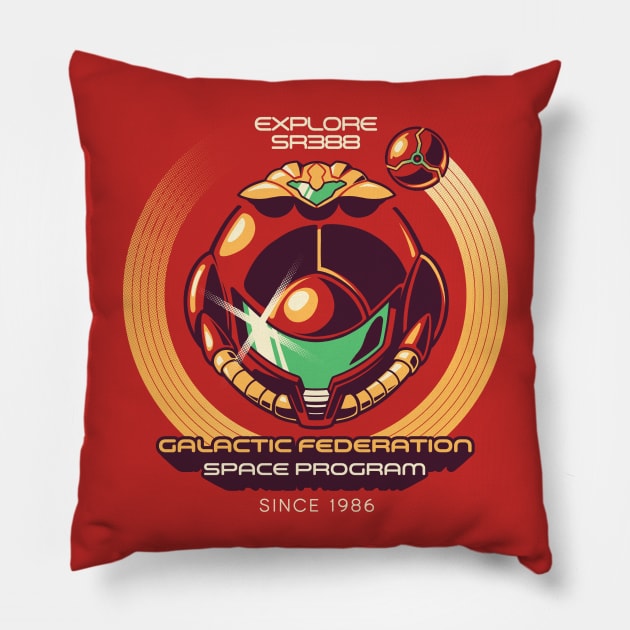 Galactic Federation Pillow by Ilustrata