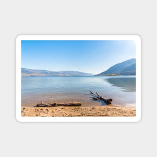 Okanagan Lake View with Blue Sky Magnet