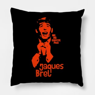 Amsterdam: Tribute Illustration to Jacques Brel's Iconic Song Pillow