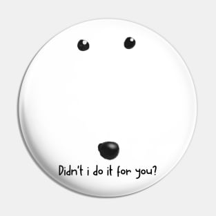 didn't i do it for you Pin