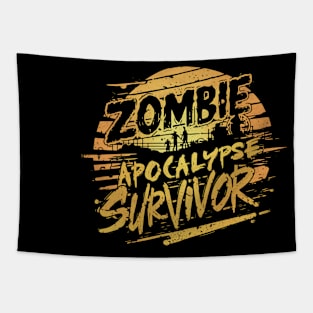 Zombie Apocalypse Survivor Tapestry