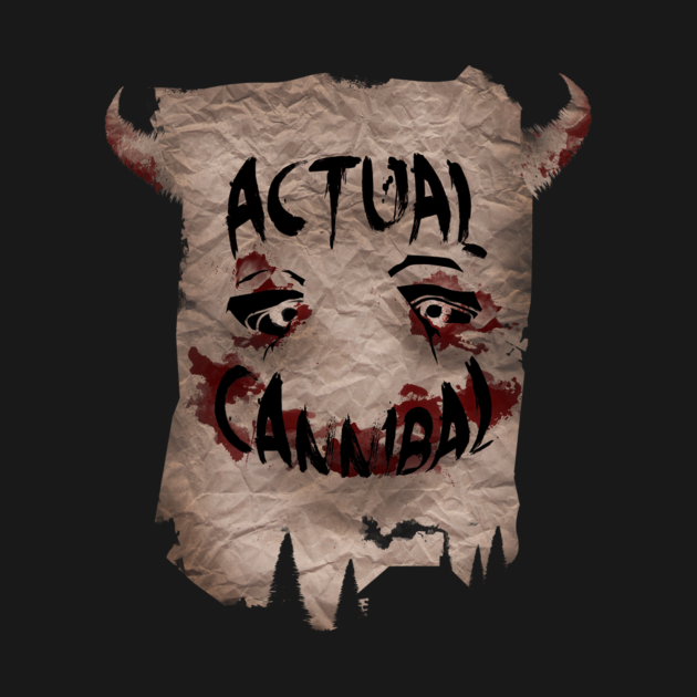 Actual Cannibal, Shia Labeouf - Horror - T-Shirt | TeePublic