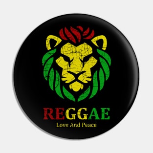 Lion Reggae Pin