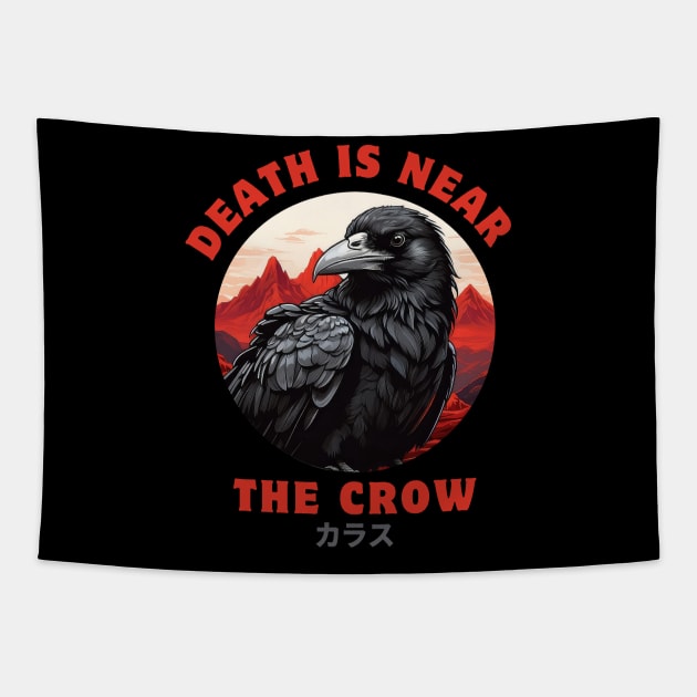 The Crow death is near Tapestry by neargads