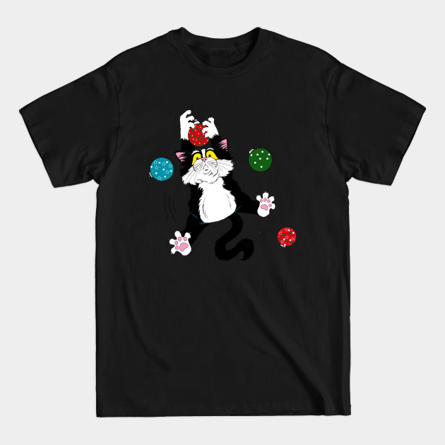 Disover Hang in There! - Christmas Cat - T-Shirt