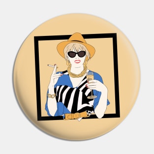 Patsy Stone Abfab aperitif absolutely Fabulous Pin