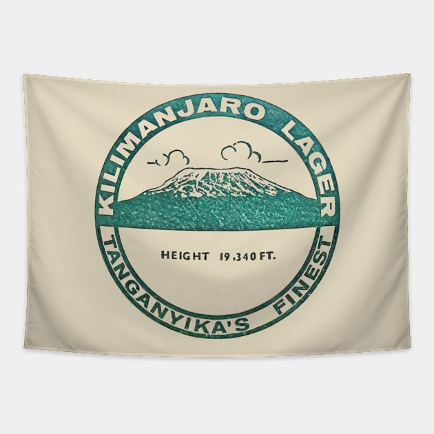 Kilimanjaro --- Brewery -- Vintage Aesthetic Tapestry by CultOfRomance