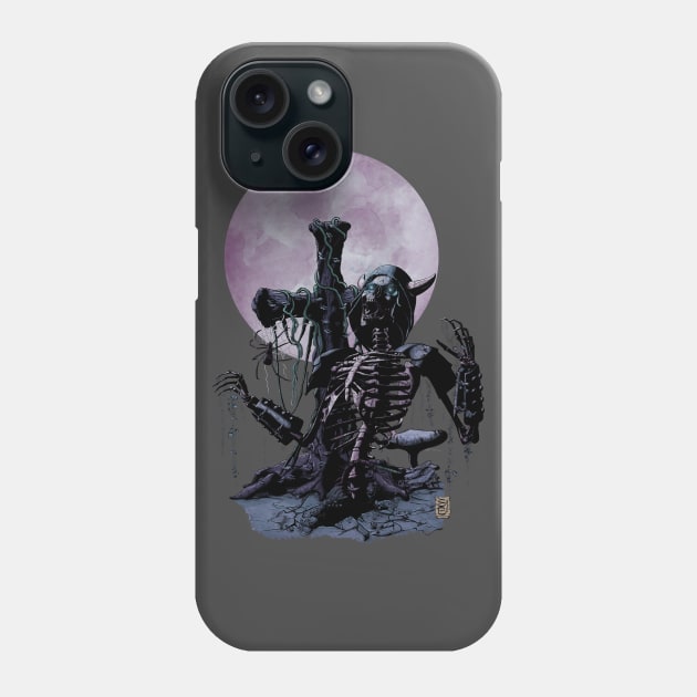 Skeleton Warrior Phone Case by SimonBreeze