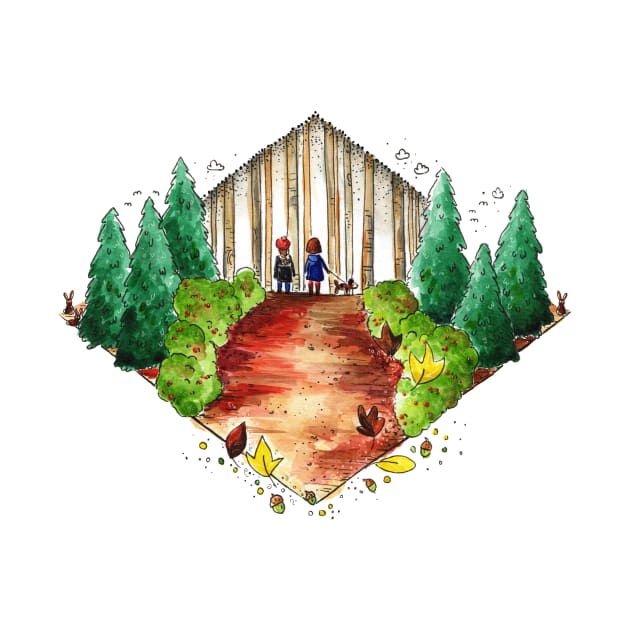 Forest Walks by Vicky Kuhn Illustration