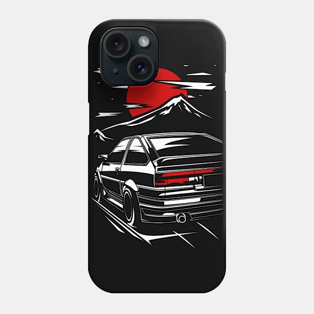 Toyota AE86 Trueno Sprinter Phone Case by racingfactory