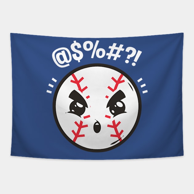 Foul Ball Tapestry by krisren28