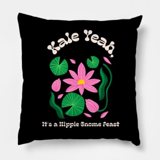 Kale Yeah, It's a Hippie Gnome Feast Gnome Hippie Thanksgiving Pillow