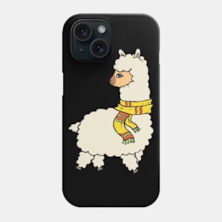 Alpaca with scarf Phone Case