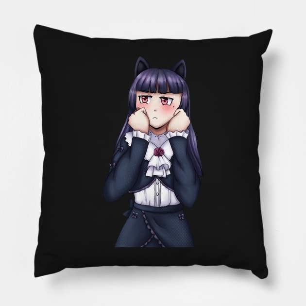 Kuroneko Pillow by Mayne02